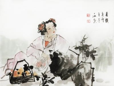 清風雅韻 美人如水 ——成功美術館館藏范國榮作品賞讀 ?