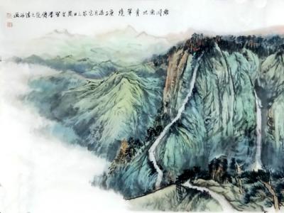 墨彩融冶 崔嵬雄峙——賀萬里先生參展成功美術館“墨彩汗流香 勞動入畫境?全國名家書畫藝術展”