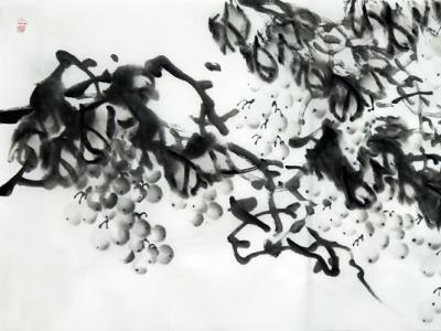 清新潤澤 墨氣飄香——李衛東花鳥畫參展成功美術館“墨彩汗流香 勞動入畫境·全國名家書畫藝術展”