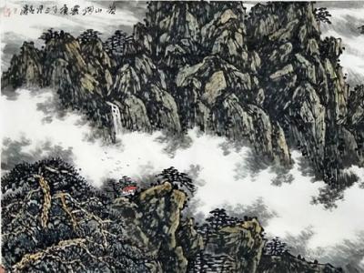 點線雜錯 山有嘉韻——陳有德先生參展成功美術館“墨彩汗流香 勞動入畫境?全國名家書畫藝術展”