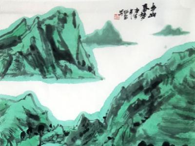 色彩鮮麗 構(gòu)圖新穎——姚紹家先生參展成功美術(shù)館“墨彩汗流香 勞動入畫境?全國名家書畫藝術(shù)展”
