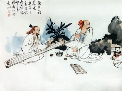 筆墨雅致 詩情充盈——劉靜河人物畫參展成功美術(shù)館“墨彩汗流香 勞動入畫境·全國名家書畫藝術(shù)展”