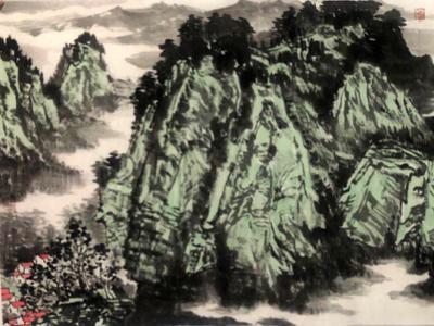 墨彩為媒 畫寄岳川——藍獻誠先生參展成功美術(shù)館“墨彩汗流香 勞動入畫境?全國名家書畫藝術(shù)展”