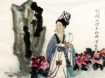 色彩淡雅 筆墨傳神——李澤霖人物畫參展成功美術(shù)館“墨彩汗流香 勞動入畫境·全國名家書畫藝術(shù)展”