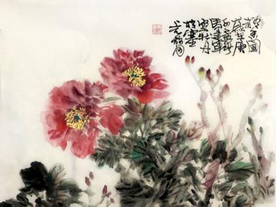 筆意恣肆 花光富麗——馬建軍先生參展成功美術(shù)館“墨彩汗流香 勞動入畫境?全國名家書畫藝術(shù)展”