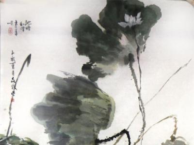 中西兼取 彩墨荷韻——楊森茂先生參展“霜后圃園 爛漫年華?成功美術館全國名家書畫邀請展”