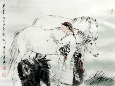 筆墨灑脫 意蘊淳樸——成功美術館館藏南惲笙國畫人物作品賞析