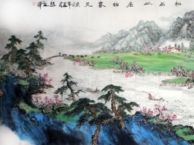 墨彩淋漓 渾厚粗獷——賞讀陜西美協副主席謝輝先生山水畫作有感