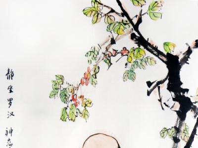 禪意微隱寫神韻——陳愷人物畫入展“不忘初心?砥礪奮進”成功美術館全國名家書畫展