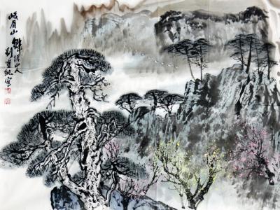墨韻灑脫 意寫自然——館藏著名畫家劉寶純山水畫在《西部成功書畫家》刊發