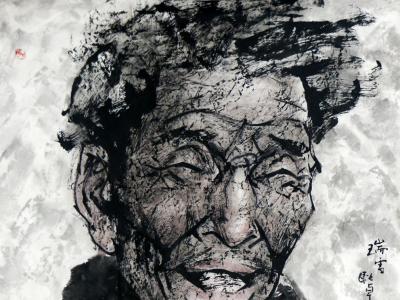 筆墨蒼勁寫精神——館藏著名畫家黃耿卓人物作品欣賞