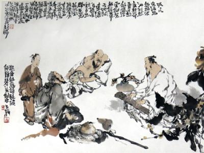 取象得神 ——當代人物畫家梁占巖先生作品在“翰墨丹青耀金秋?全國名家書畫展”展出