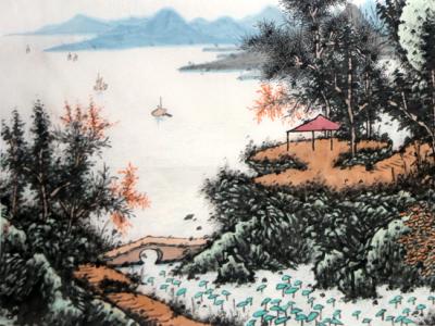 幽靜清新 質樸純真——山水畫家陳長來先生作品在“翰墨丹青耀金秋?全國名家書畫展”展出