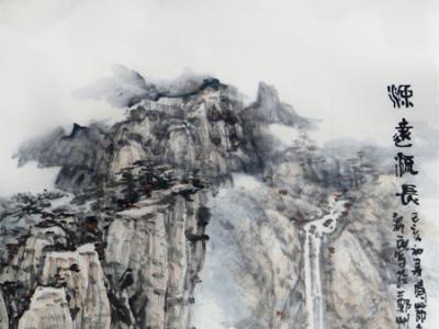 皴擦如織 氣韻磅礴——余新民先生參展“翰墨丹青耀金秋?全國名家書畫展”作品賞析