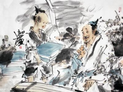 造境清雅  人物傳神——知名人物畫(huà)家徐新平畫(huà)作在“翰墨丹青耀金秋?全國(guó)名家書(shū)畫(huà)展”展出