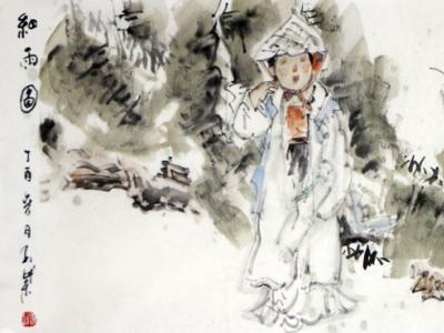 描寫(xiě)細(xì)膩  意境清潤(rùn)——著名人物畫(huà)家孔紫參展“翰墨丹青耀金秋·全國(guó)名家書(shū)畫(huà)展”作品賞析