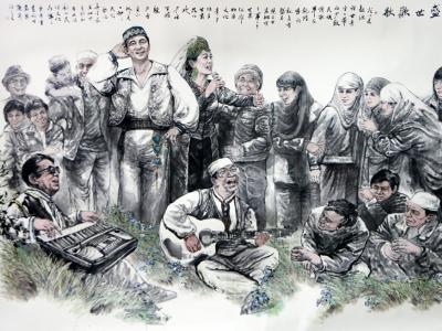 氣象恢弘寫(xiě)盛世歡歌——知名人物畫(huà)家賈青重參展“翰墨丹青耀金秋·全國(guó)名家書(shū)畫(huà)展”作品賞析