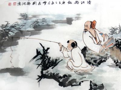 水墨灑脫  饒有意趣——劉靜河人物作品在“翰墨丹青耀金秋?全國名家書畫展”展出