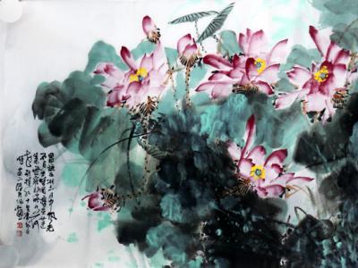 昂揚嫵媚同彰 雄渾華滋共彩——路民先生參展“翰墨丹青耀金秋?全國名家書畫展”作品賞析