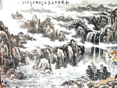 山川恢弘 氣韻生動——劉萬秋山水畫參展“丹青流美?成功美術館全國名家書畫西寧展”