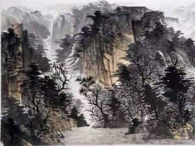 虛實相生 意境幽遠——孫捷先生山水畫作在 “丹青流美?成功美術館全國名家書畫西寧展”展出