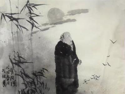 幽篁靜謐 明月旨遠——張哲珠先生參展“丹青流美?成功美術館全國名家書畫西寧展”作品賞析