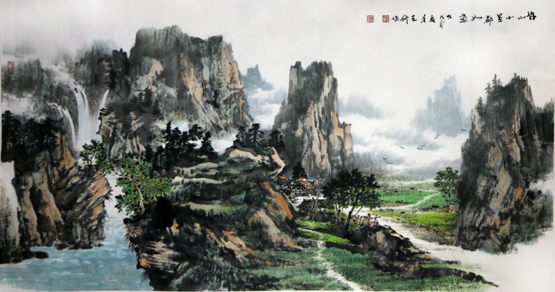 立根塬上 黃土之頌——試談李呈修先生山水畫藝術(shù)