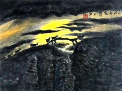 天地幽邃 雄奇壯美——當代著名山水畫家賈又福先生畫作在成功書畫家網線上展出