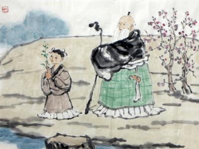 墨色清雅 意趣生動——青年畫家丘寧人物作品在成功書畫家網線上展出