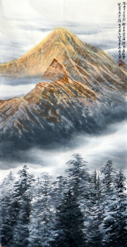 雪映水墨魂——成功美術(shù)館館藏李兵冰雪山水畫賞析