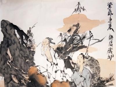 清曠瀟灑 逸氣天然——當代著名畫家梁占巖先生畫作在成功書畫家網線上展出