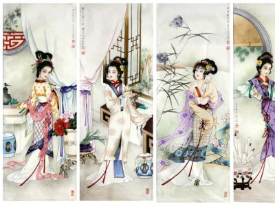 線寫風(fēng)華 墨韻清雅——當(dāng)代著名畫家何曉峰先生人物作品在成功書畫家網(wǎng)線上展出