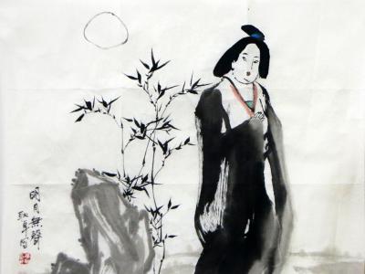 墨蘊(yùn)清風(fēng) 筆寫詩意——著名人物畫家黃耿卓人物畫賞析