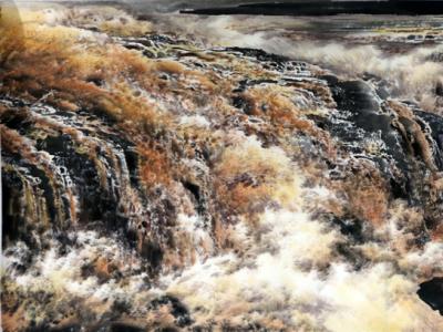 墨彩奔騰 黃河激揚(yáng)——山水畫家李長(zhǎng)勝先生參展“絢麗多彩賀新年”全國名家書畫展作品賞析