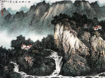 峰巒峻拔 形勝壯美——當(dāng)代山水畫家王煥波先生參展“絢麗多彩賀新年”全國名家書畫展作品賞析