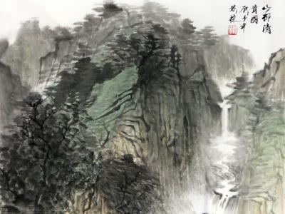 筆墨自然 逸趣橫生——孫捷山水畫參展“絢麗多彩賀新年”全國名家書畫展