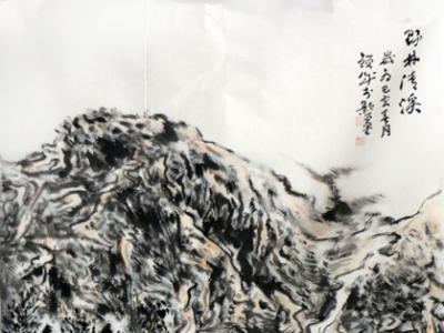 以線為媒 山水恣意——山水畫家張鎖誠先生作品在“絢麗多彩賀新年”全國名家書畫展展出