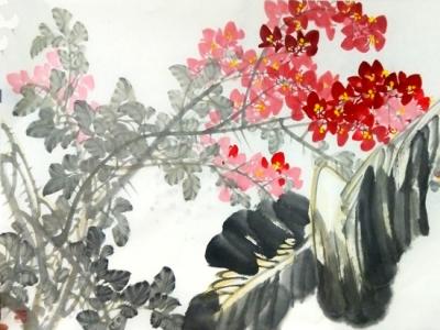 春意蘊毫端 祥瑞縈紙上——知名畫家何西先生畫作在“絢麗多彩賀新年”全國名家書畫展展出