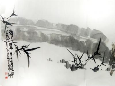 以形寫神 氣韻生動——李開能人物畫參展“絢麗多彩賀新年”全國名家書畫展
