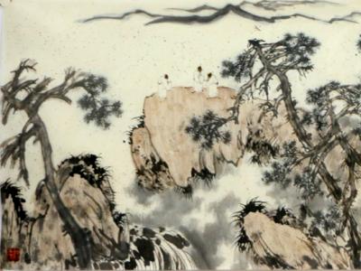 煙云入畫圖 悠游駐筆端——讀成功美術館館藏齊鶴齡先生畫作有感