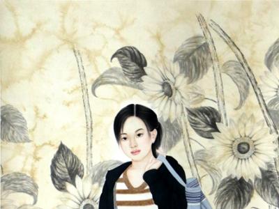 逸墨淡彩繪風華正茂——知名工筆畫家崔景哲作品在“成功美術館名家書畫賀新春鑒賞展”展出