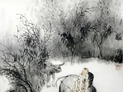 戴牛繼往 筆意拓新——著名畫家戴順智先生畫作在“成功美術館名家書畫賀新春鑒賞展”展出