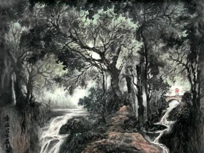 墨韻渾厚 氣象磅礴  ——成功美術館館藏王煥波山水畫淺析