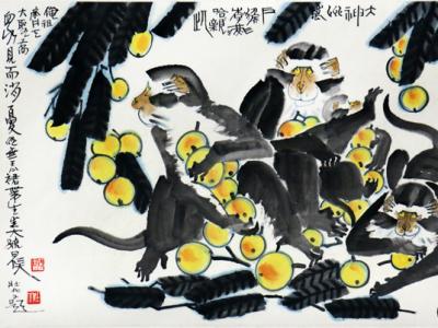 筆意高古 墨蘊詼諧——著名畫家李燕先生畫作在成功美術館名家書畫賀新春鑒賞展展出