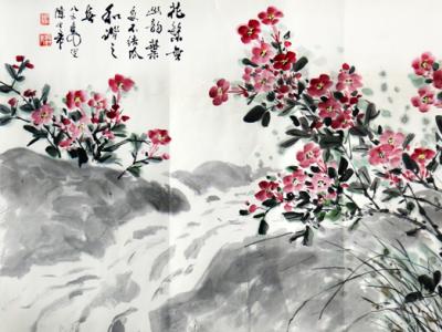 和諧之春 境界清華——著名畫家陳伯希繪畫在“丹青神韻?金牛納福成功美術館名家書畫賀新春鑒賞展”展出