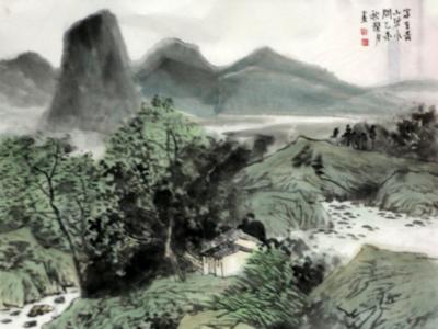 潤秀筆墨寫青山綠水——成功美術館館藏張馨月山水畫賞析