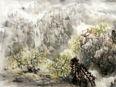 筆墨野逸 氣韻雄強——成功美術館館藏葛偉先生山水畫賞析