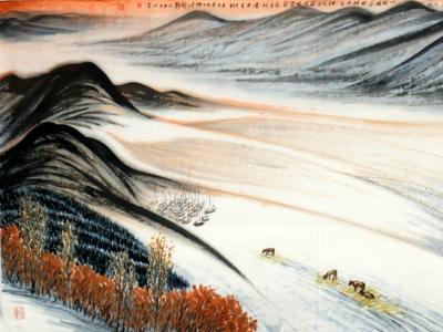 淋漓墨姿  冰情雪韻——成功美術館館藏郭德亮國畫山水賞析