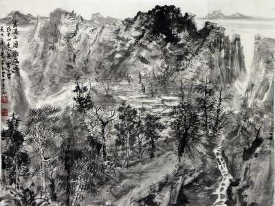 山水藏鴻蒙 墨韻造大千——賞讀成功美術館館藏貴州美協副主席賀未泓先生作品有感