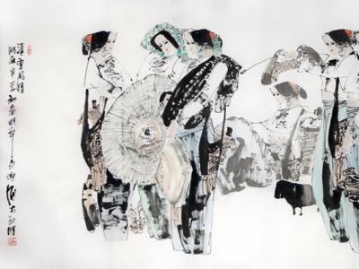 詩韻筆墨 傣家風情——再讀成功美術館館藏云南美協常務副主席陳永樂先生畫作